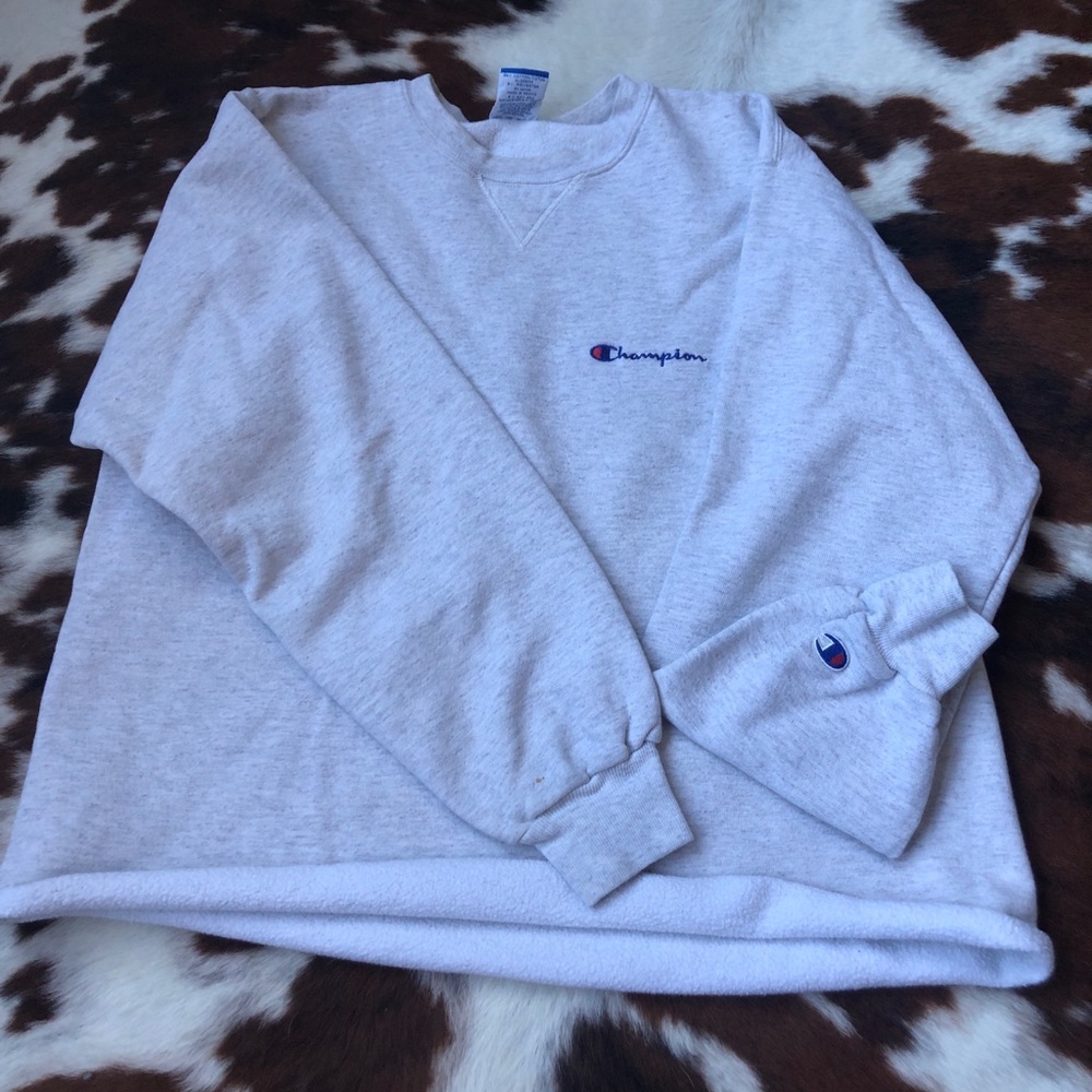 Vintage cropped champion sweatshirt